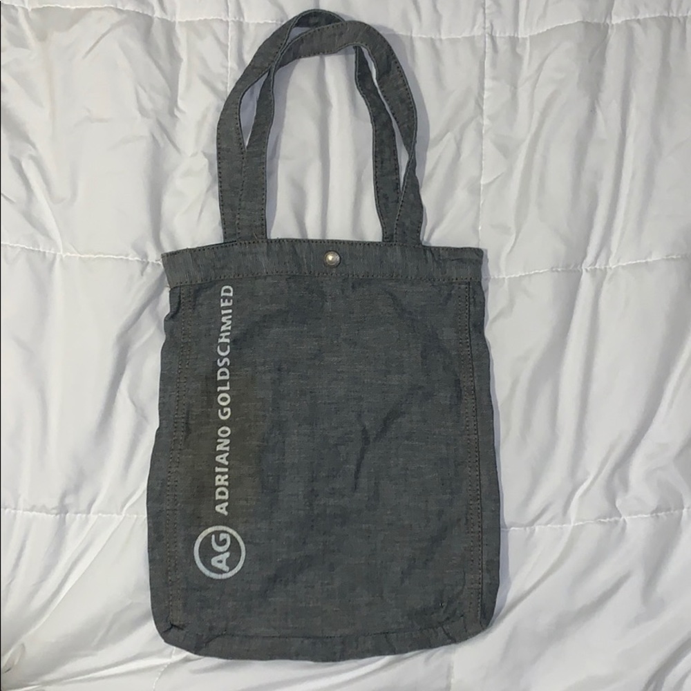 Adriano Goldschmied Denim Logo Tote